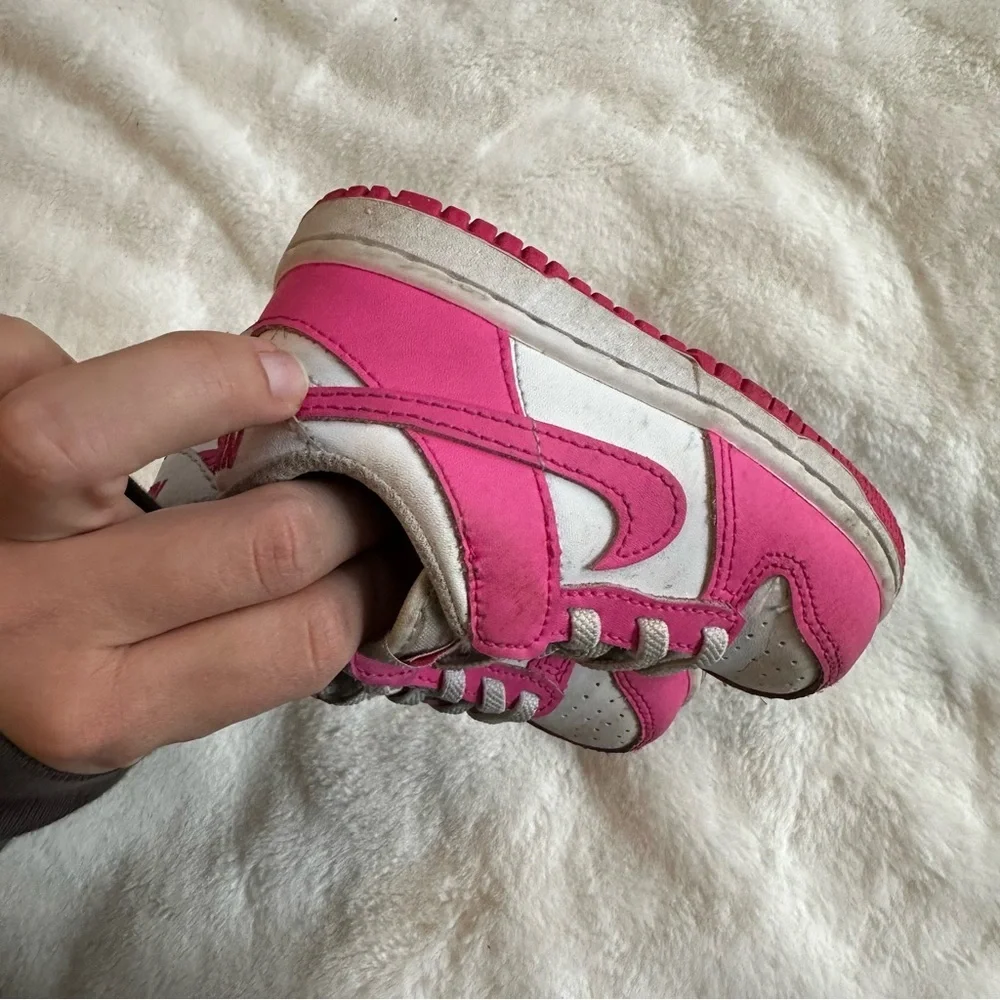 Nike Dunk Low Fuscia Toddler Size 7C